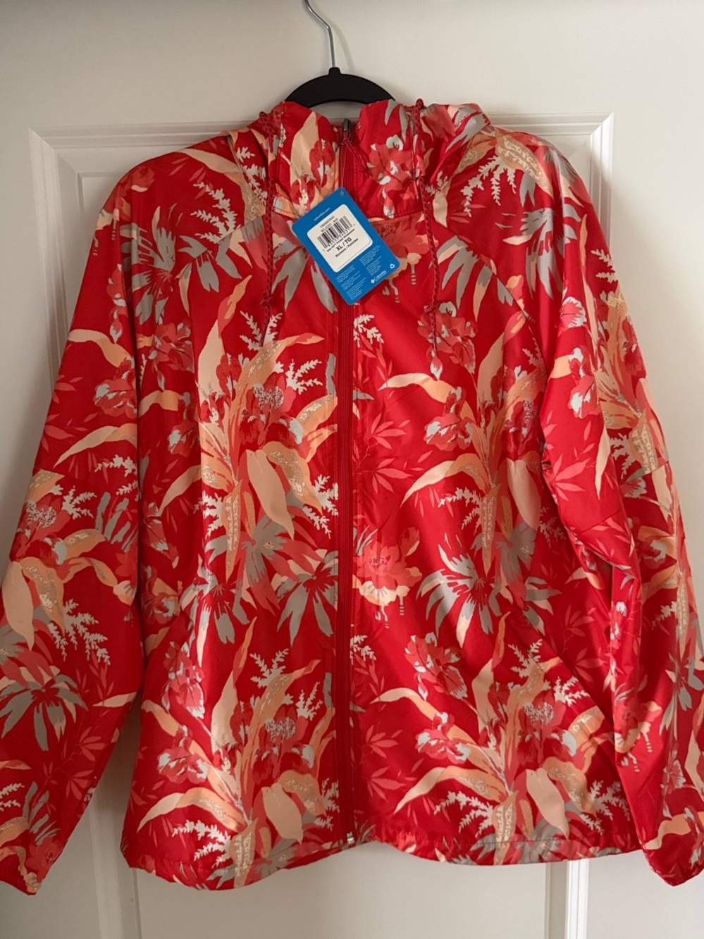 NWT Columbia Side Hill Printed Windbreaker Womens XL